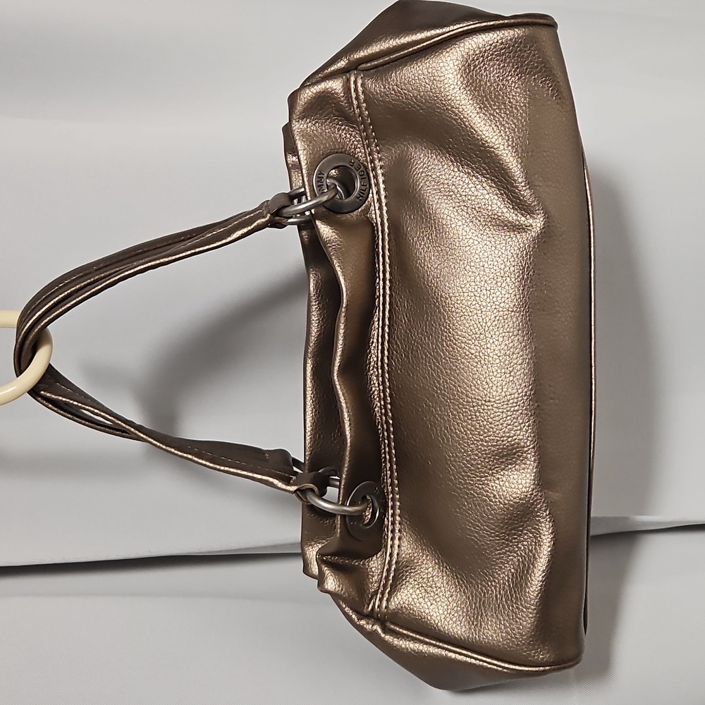 Tommy Hilfiger Bronze Vintage-style Baguette/barrel Bag